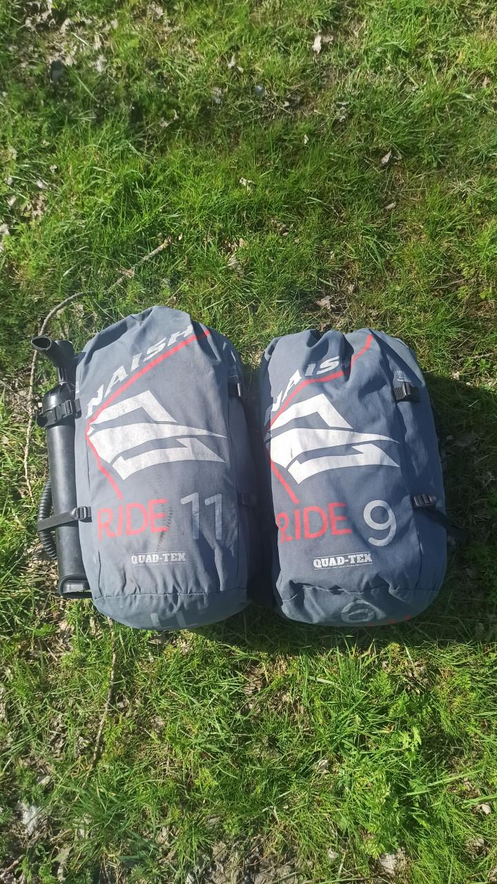 Volledige Naish kitesurf set met 2 kites