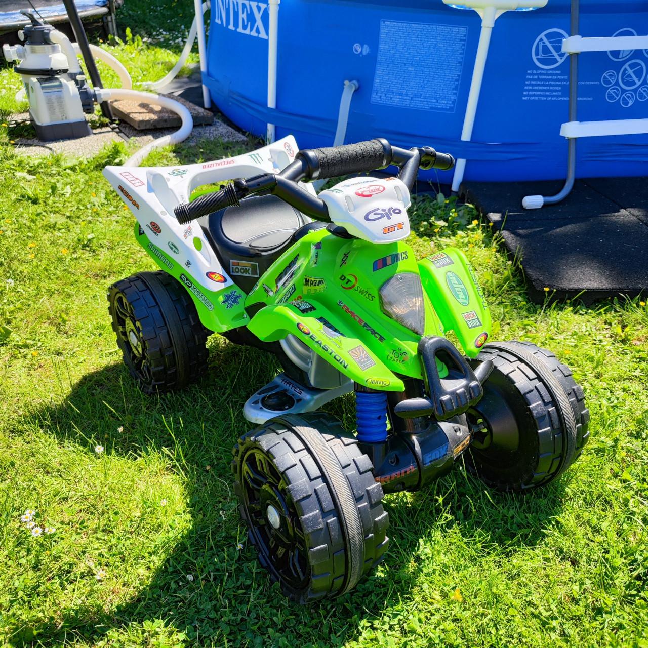 Elektrische kinderquad 12v Kawasaki INJUSA