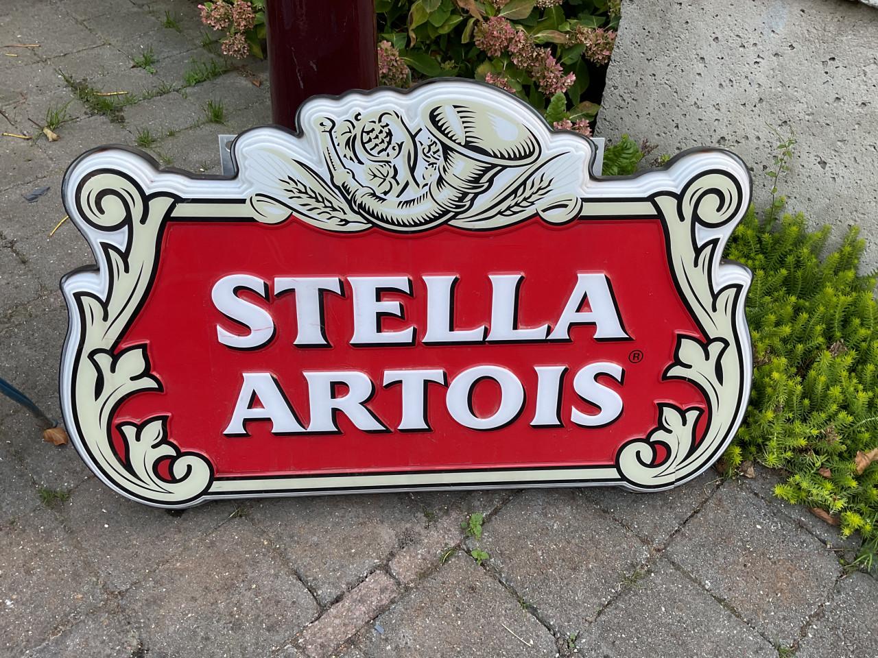 Vintage lichtreclame Stella Artois
