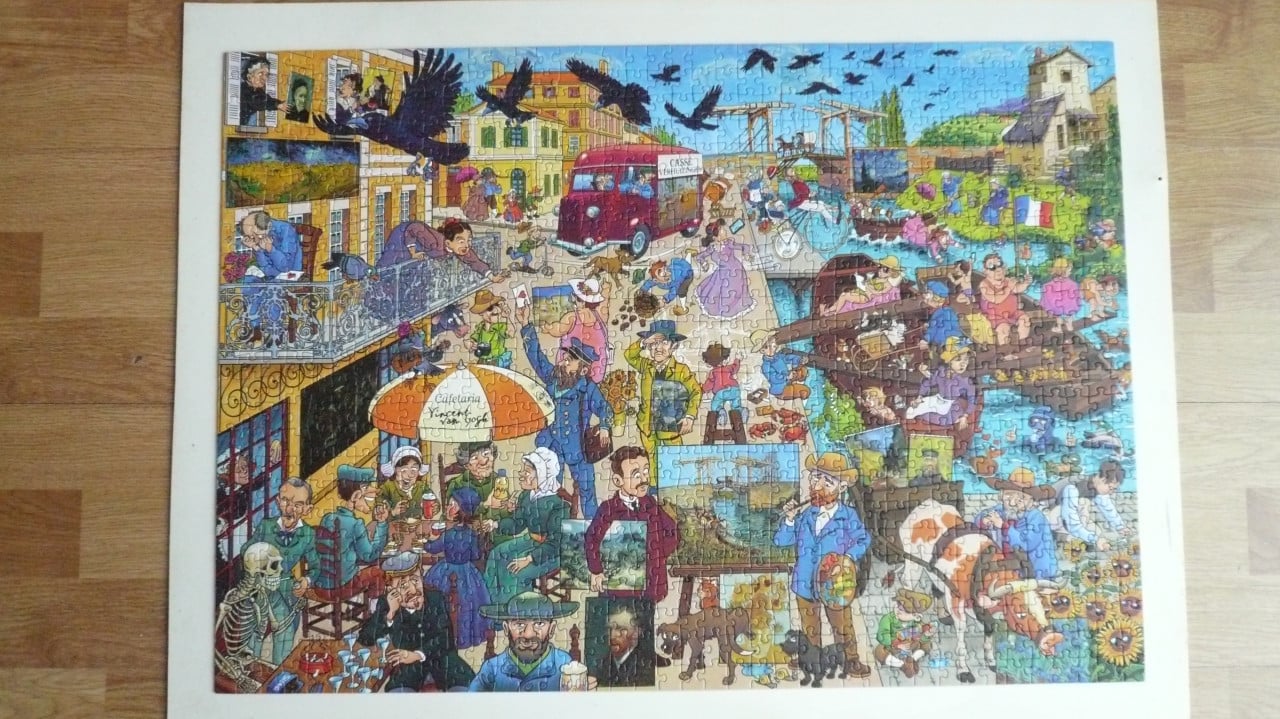 Puzzel van Thats life Vincent van Gogh compleet.