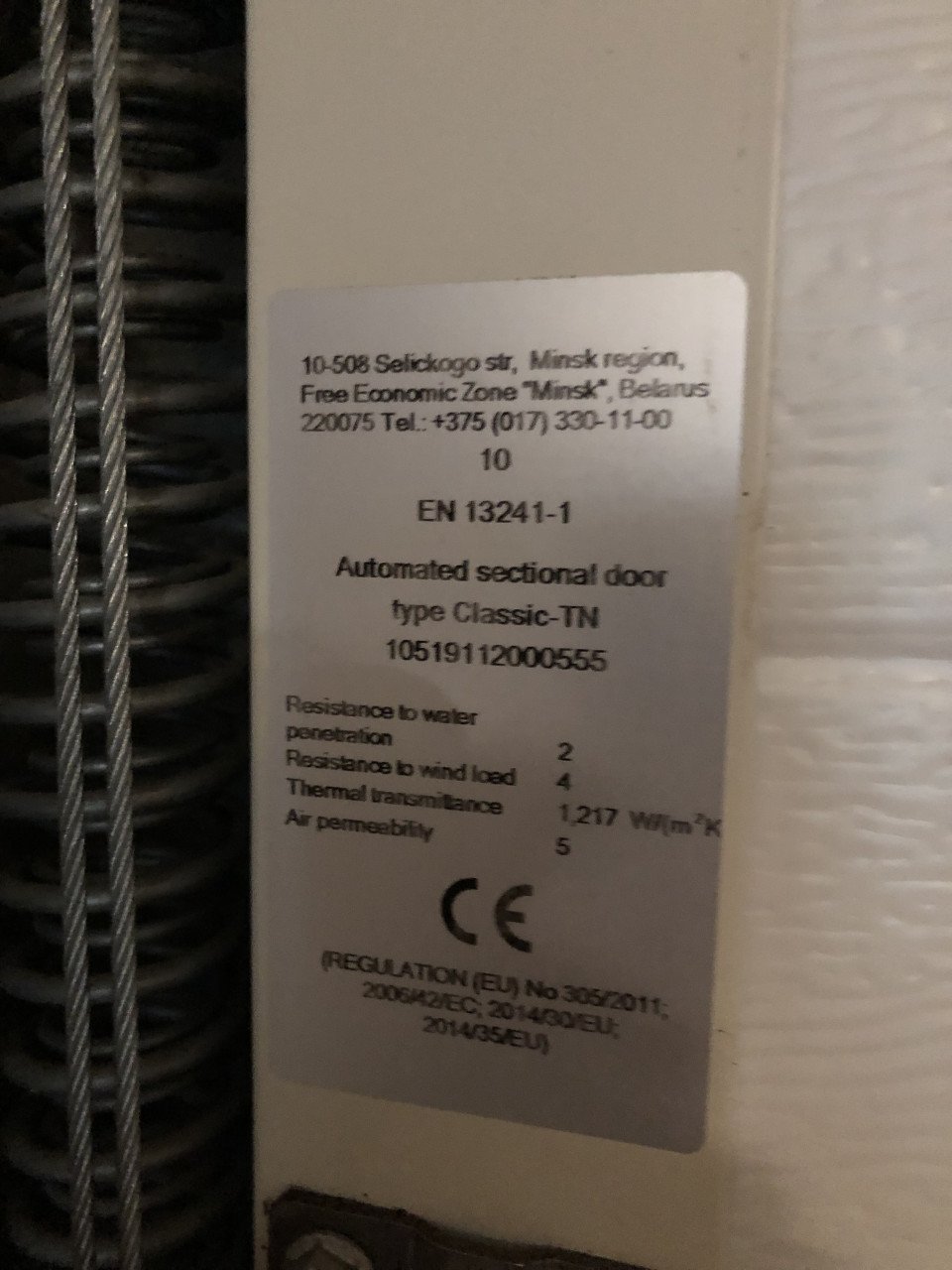 Agara elektrische garagedeur