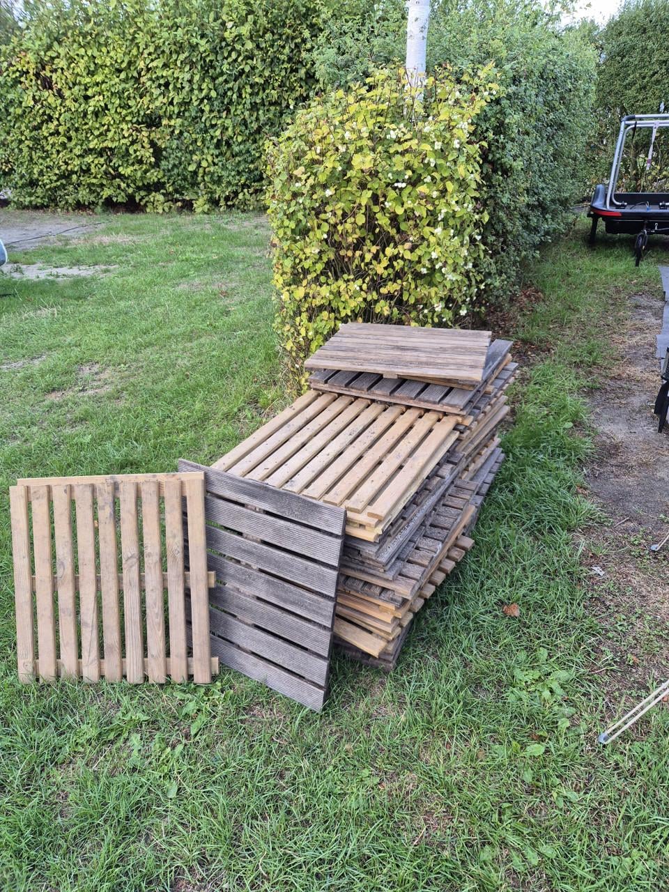 40 Houten vlonders 50x50 cm