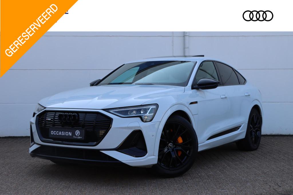 Audi E-tron sportback 55 quattro black edition 95 kwh s-line 408pk | soh 94