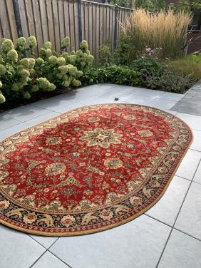 ❣️Prachtig Sfeervol Ovaal Vintage Vloerkleed Louis de Poortere❣️