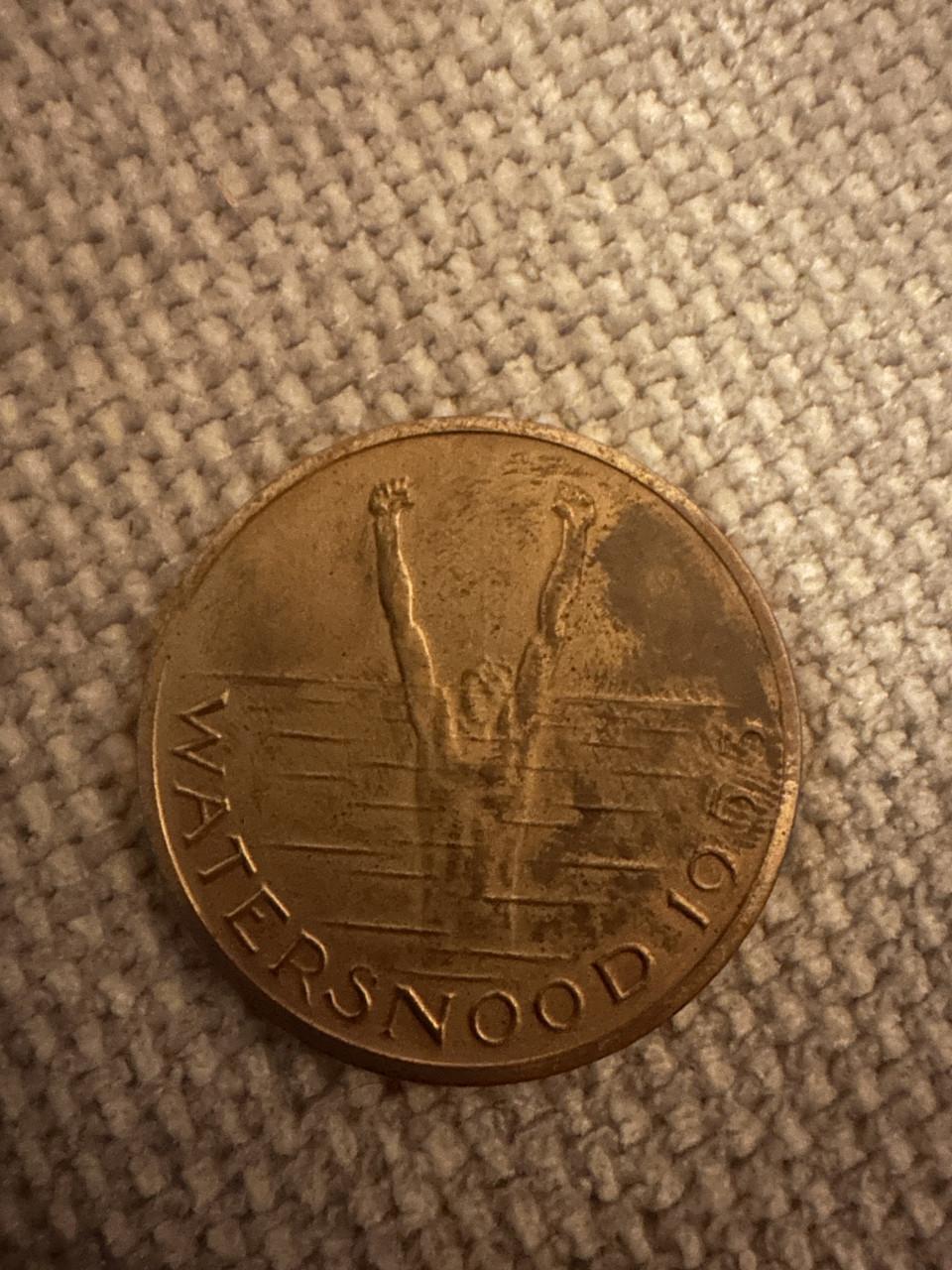 Herdenkingsmunt Watersnoodramp