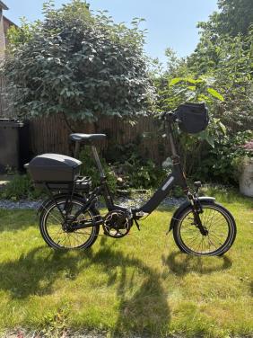 Nette Jools elektrische vouwfiets krachtige middenmotor & 8 versnellingen