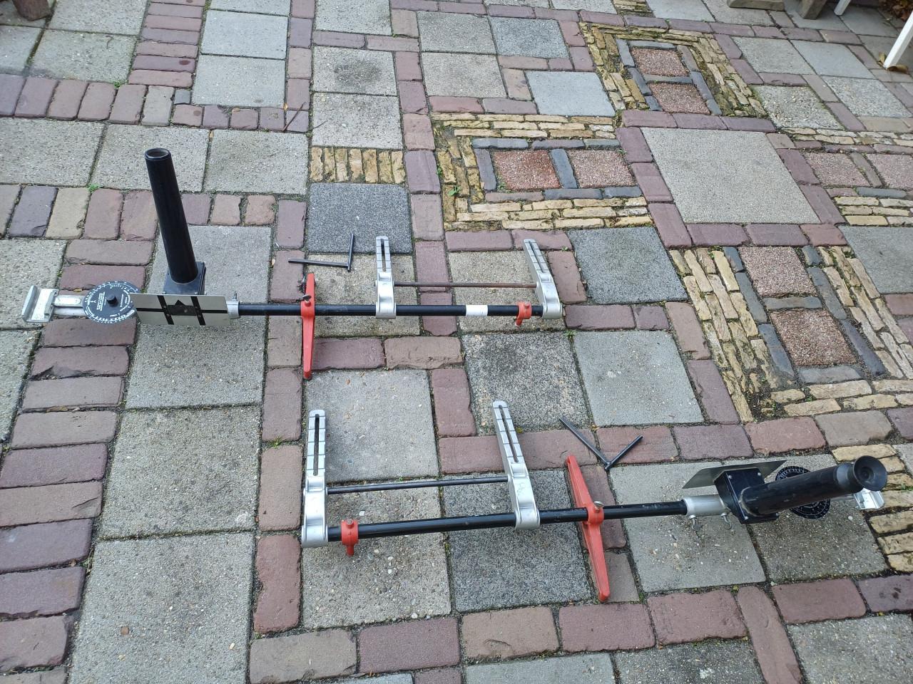 Apparatuur om wielen uit te lijnen