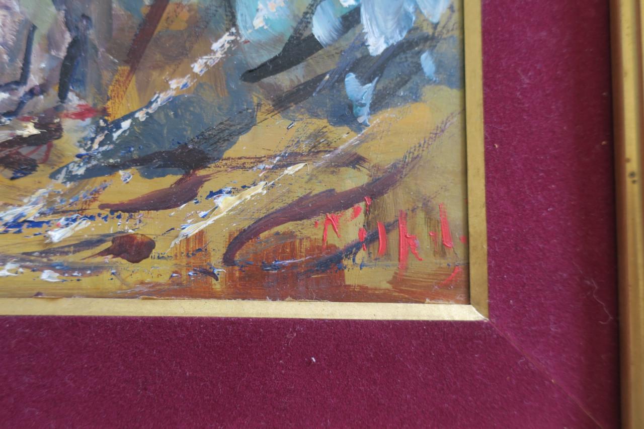 Schilderij muziek en dans