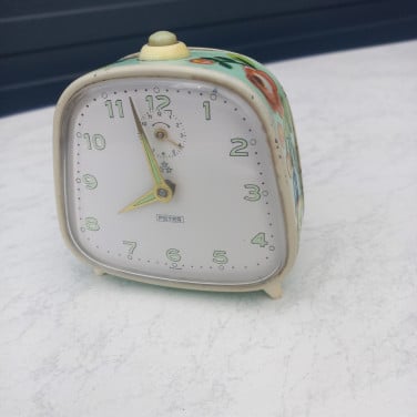Vintage wekker van Peter.