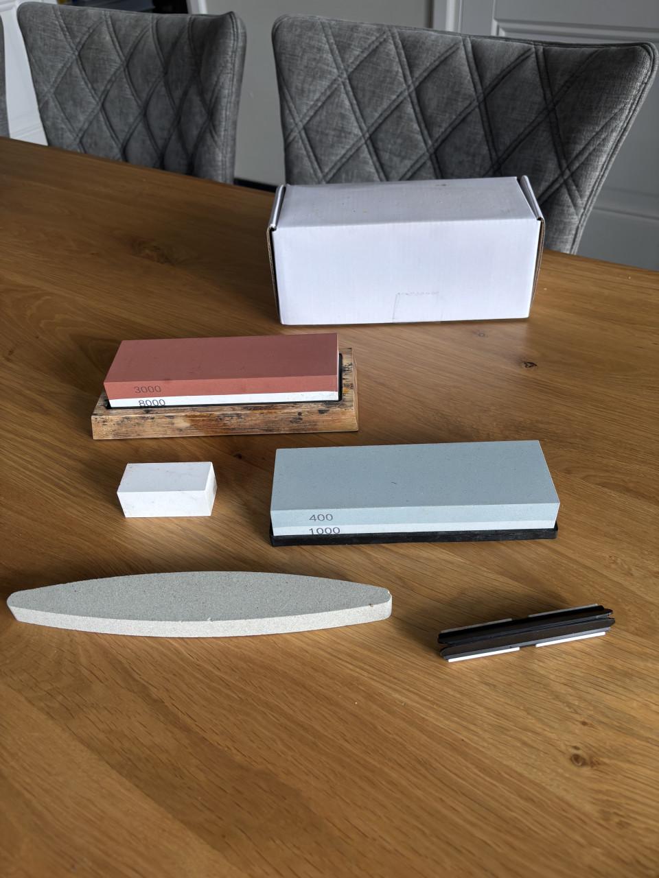 Wetstenen slijpset - Voor ultra scherpe messen 🔪    ✅KOOPJE!✅