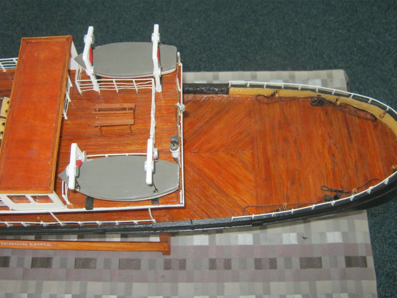 Scheepsmodel KONINGIN EMMA.