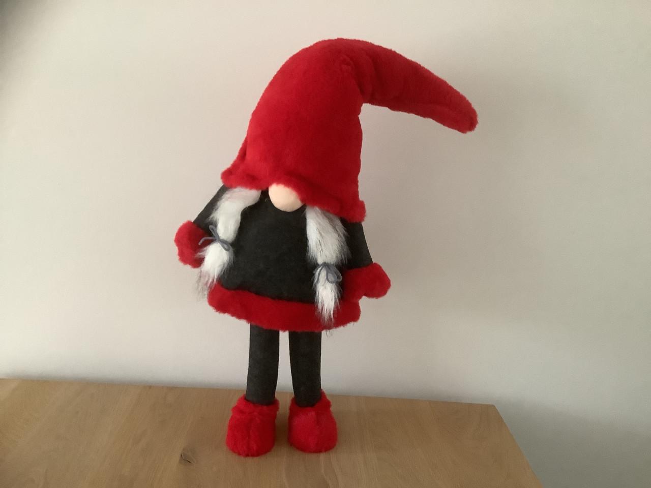 Grote Kerstkabouter Gnoom - H 65 cm