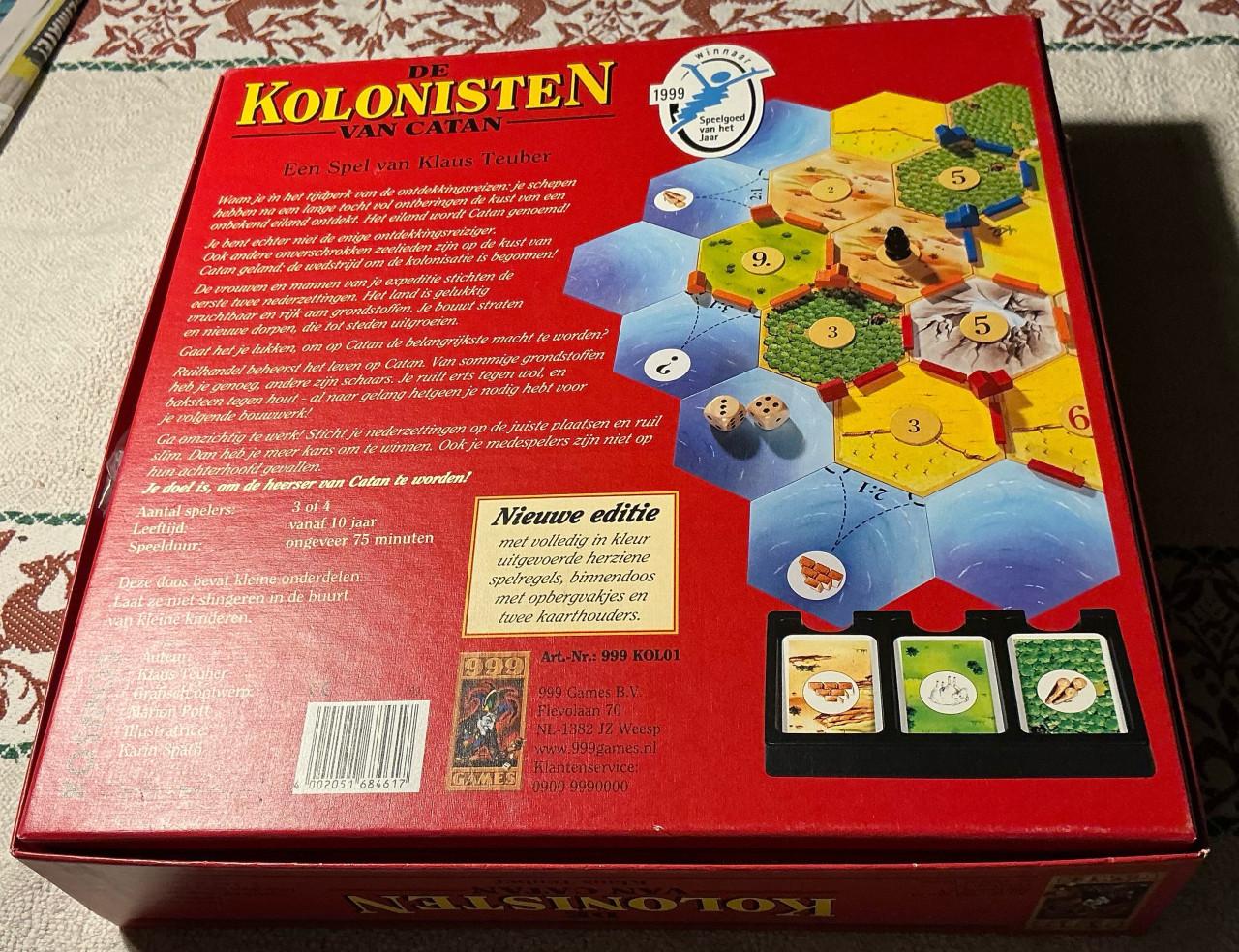 De Kolonisten van Catan nieuwe houten versie