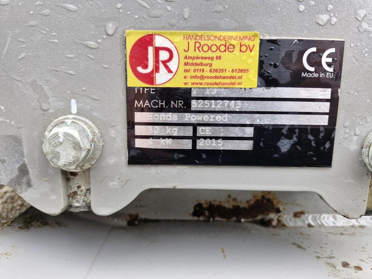 Trilpaat met honda motor