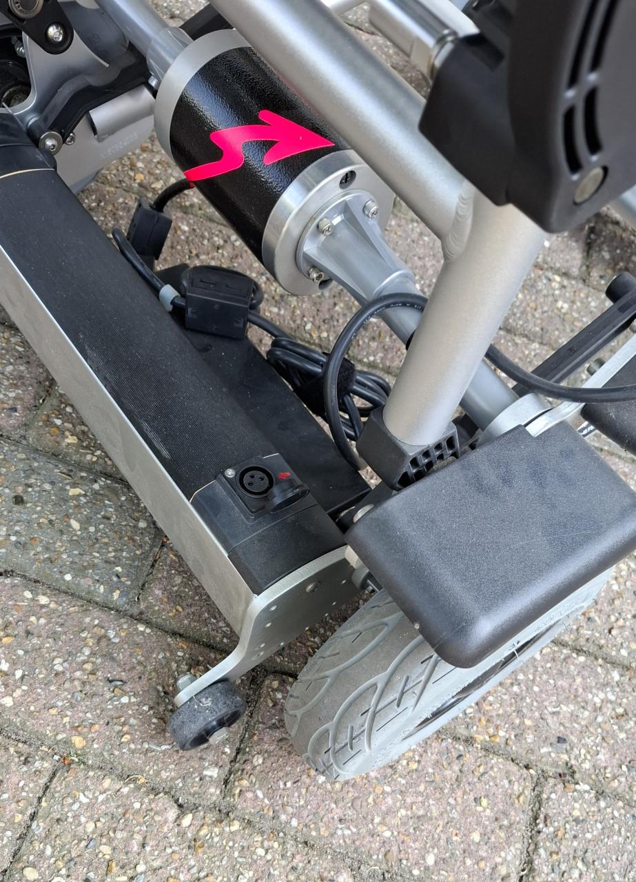 Zinger elektrische, inklapbare rolstoel
