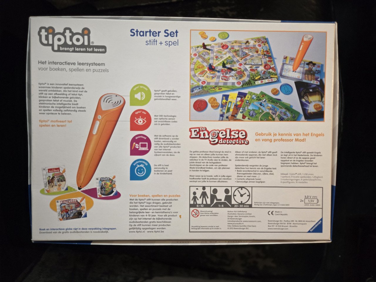 Complete Tiptoi starter set inclusief de stift en het spel