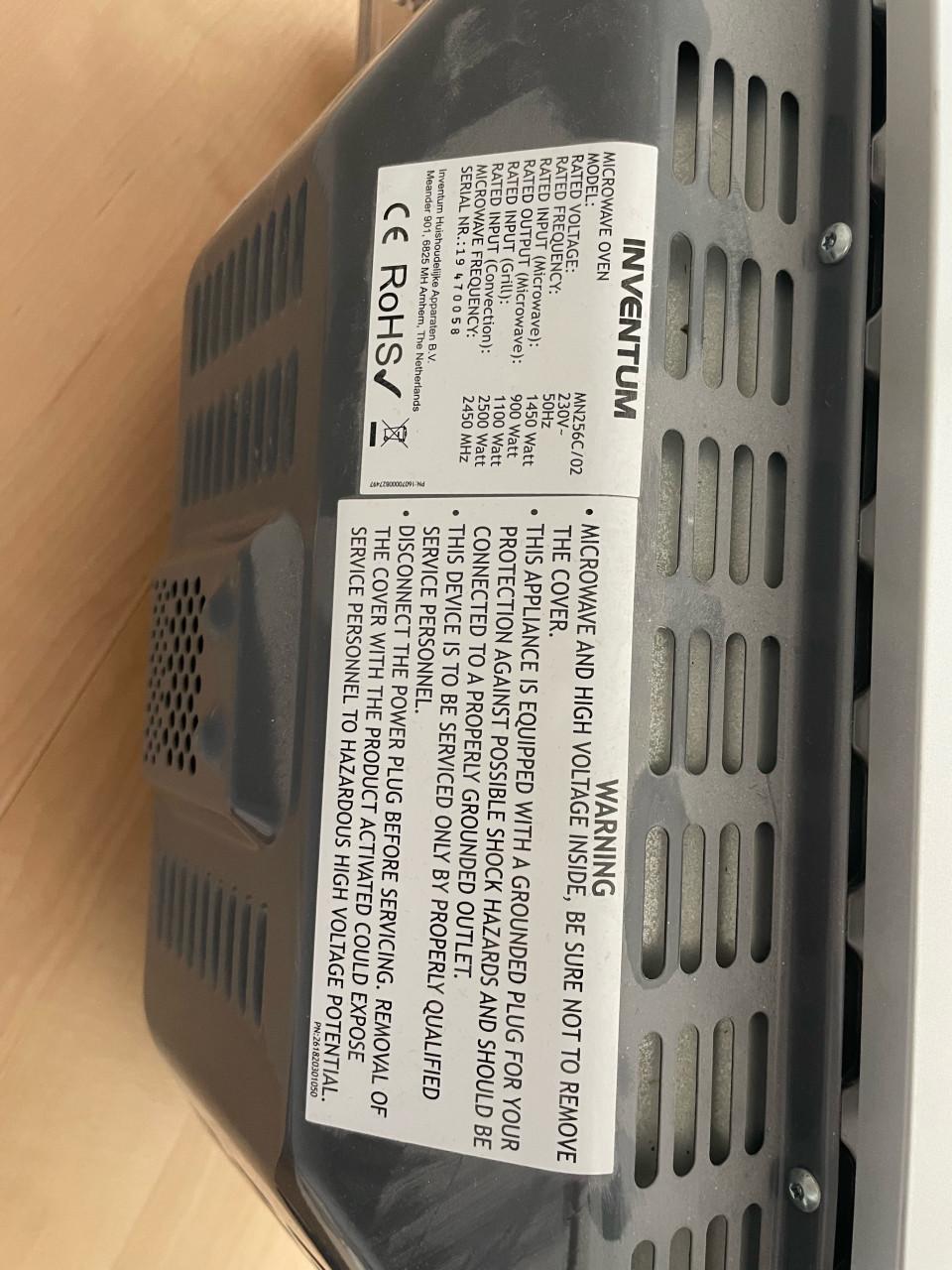 Inventum MN256C/02 Combimagnetron - Zilver