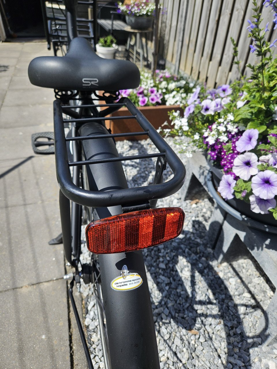 Gazelle dames/meisjes transportfiets mat zwart