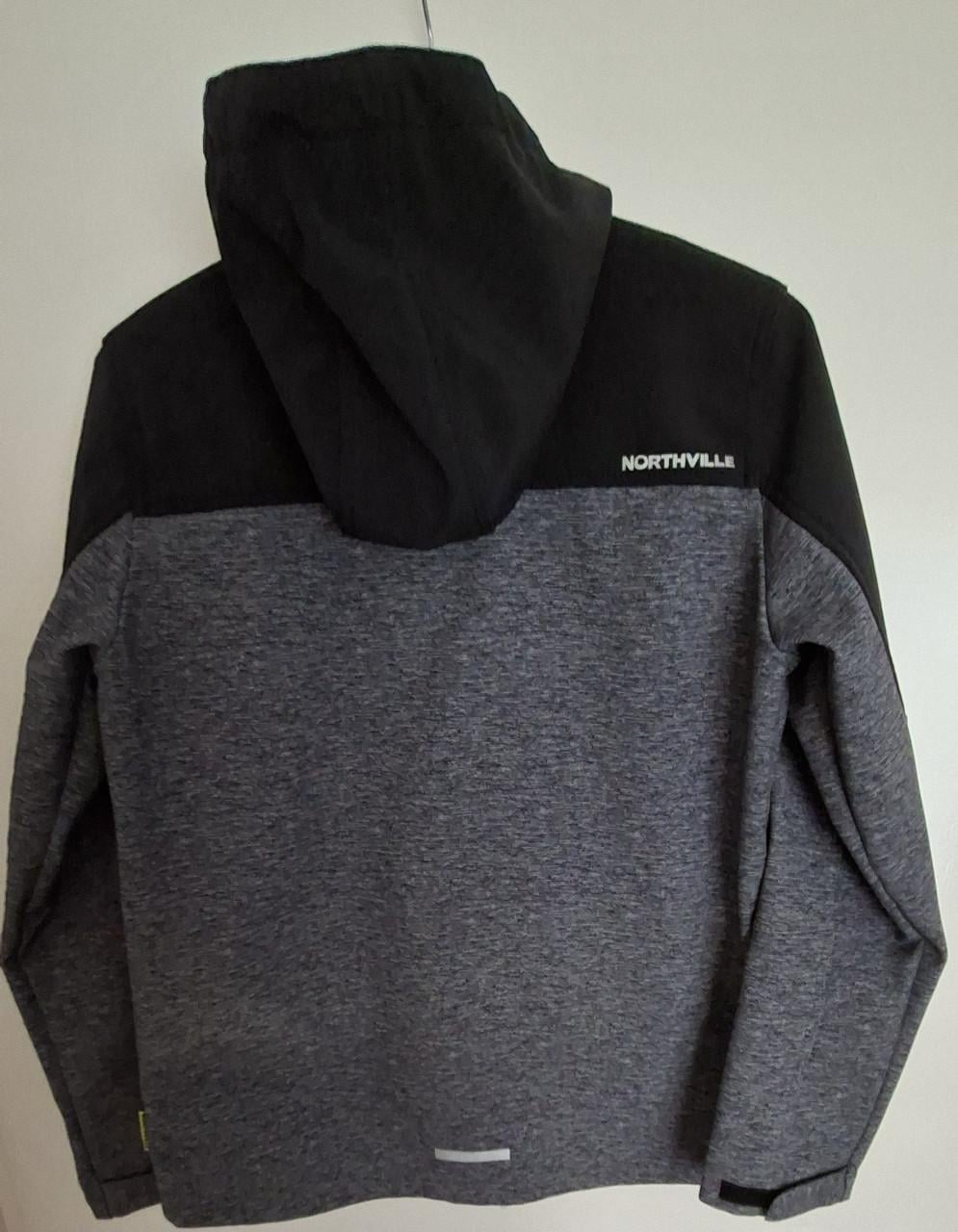 Softshell jas  mt 170, zwart/grijs