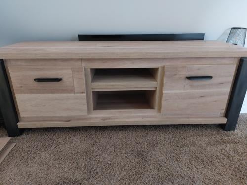 Tv meubel (massief hout)