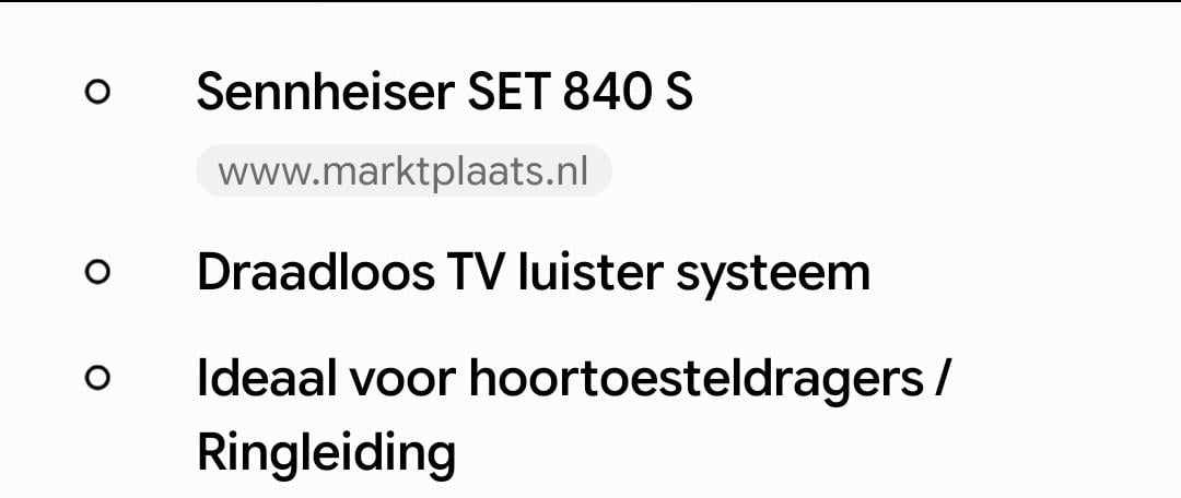 Draadloos infrarood rf luistersysteem voor ouderen of slechthorenden
