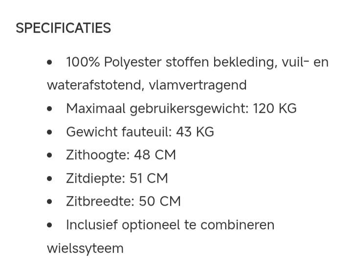 Electrische sta op stoel
