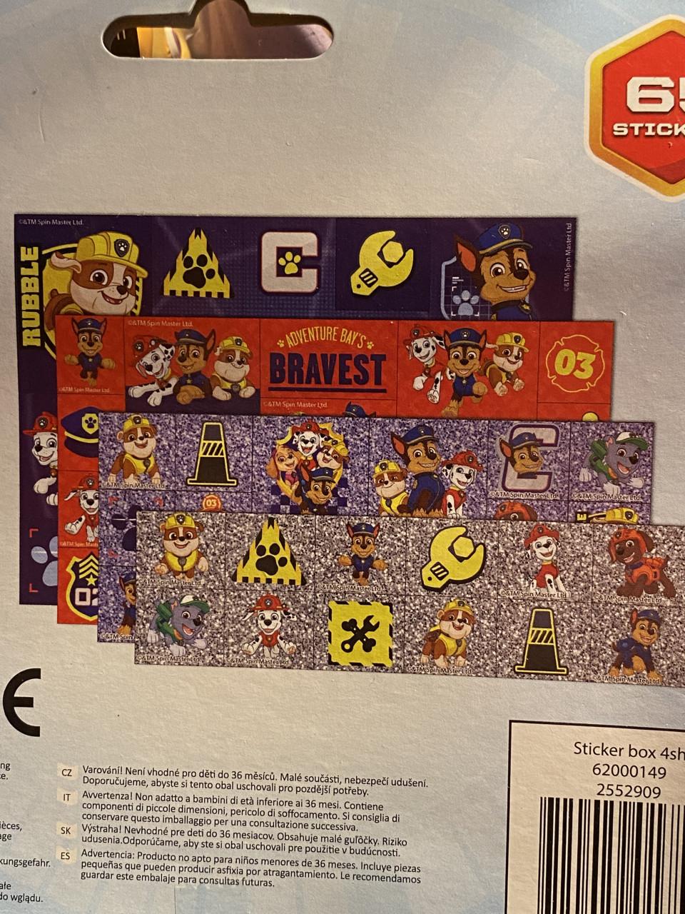 Paw Patrol mok stickers knutsel