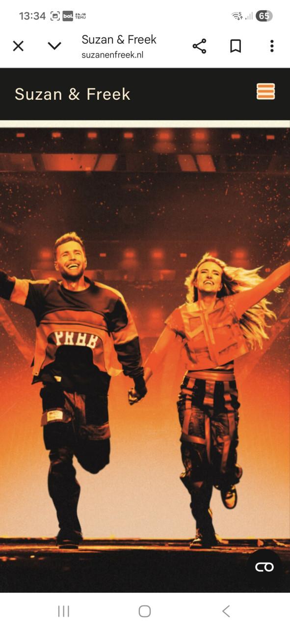 Concertkaarten Susan & freek