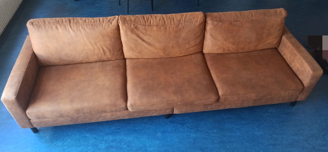 Camelkleurige bank Zitmaxx Wonen