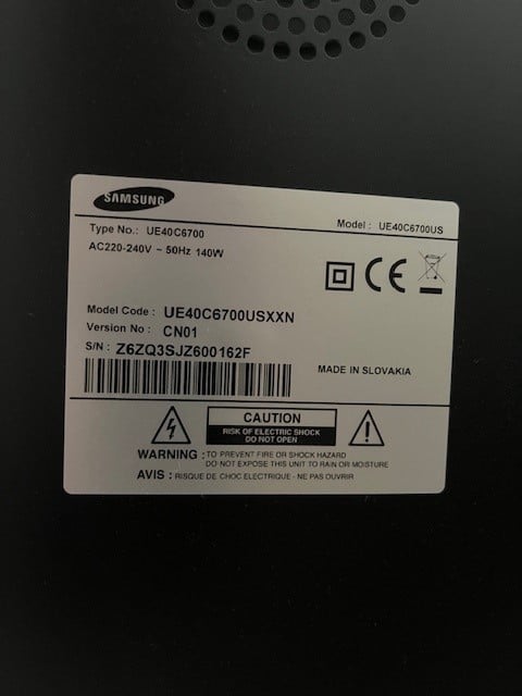 Samsung LED TV , 40 inch