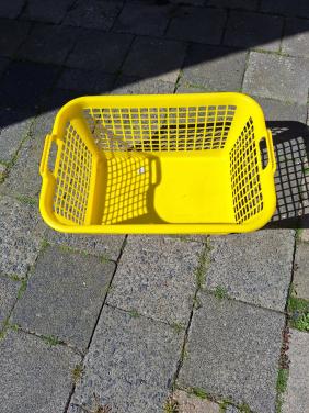 Grote gele wasmang zware kwaliteit