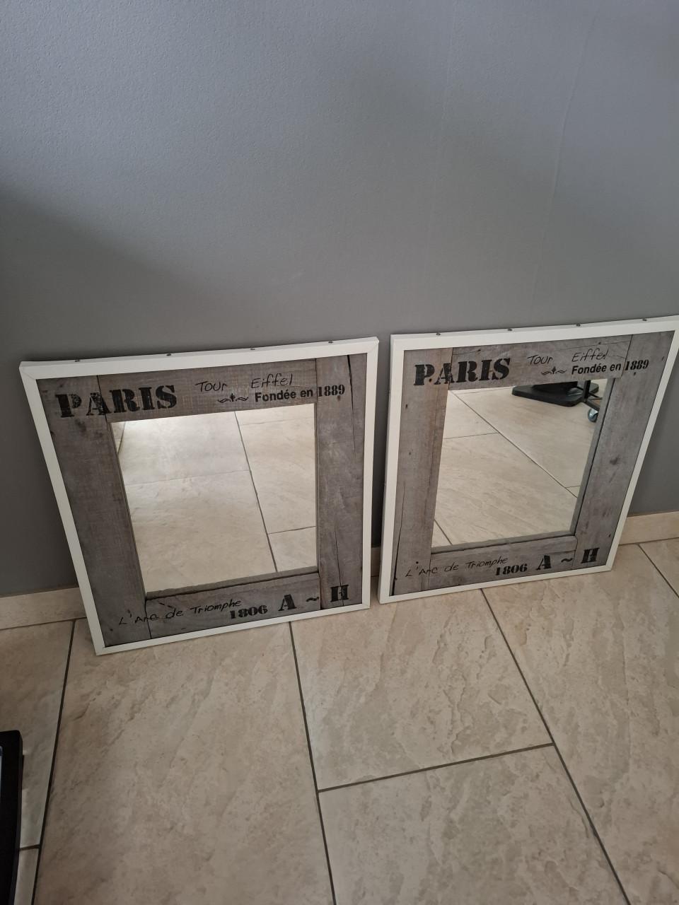 Landelijke spiegels (2x)