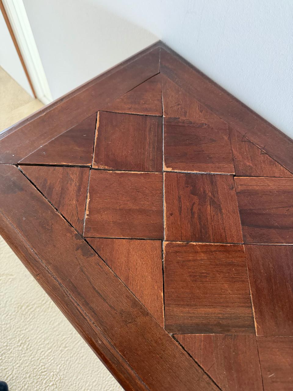 Haltafel met spiegel