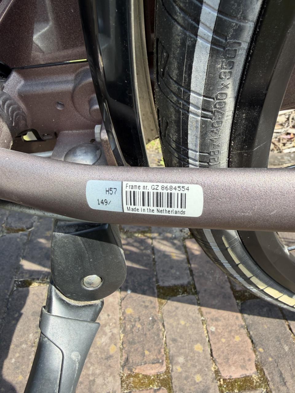 Herenfiets gazelle chamonix als nieuw
