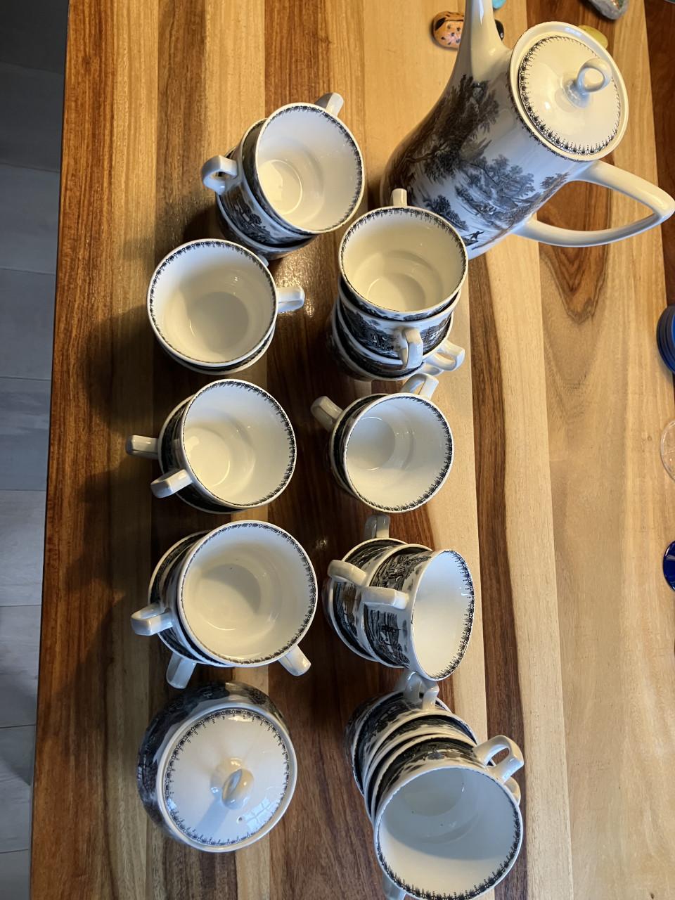 Boch st Frere koffie servies (26!:delig)