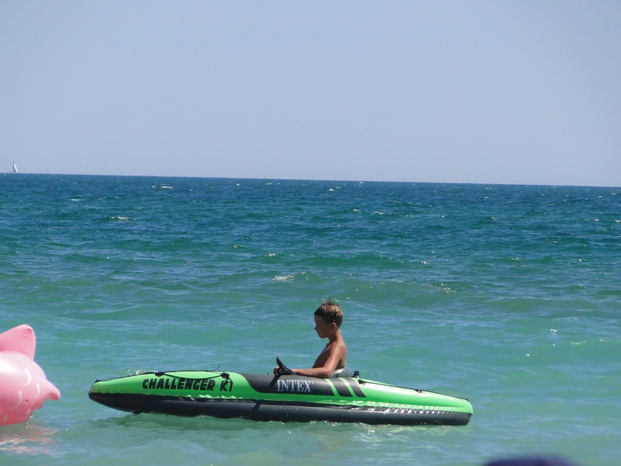 Opblaas kano Challenger K1 Intex