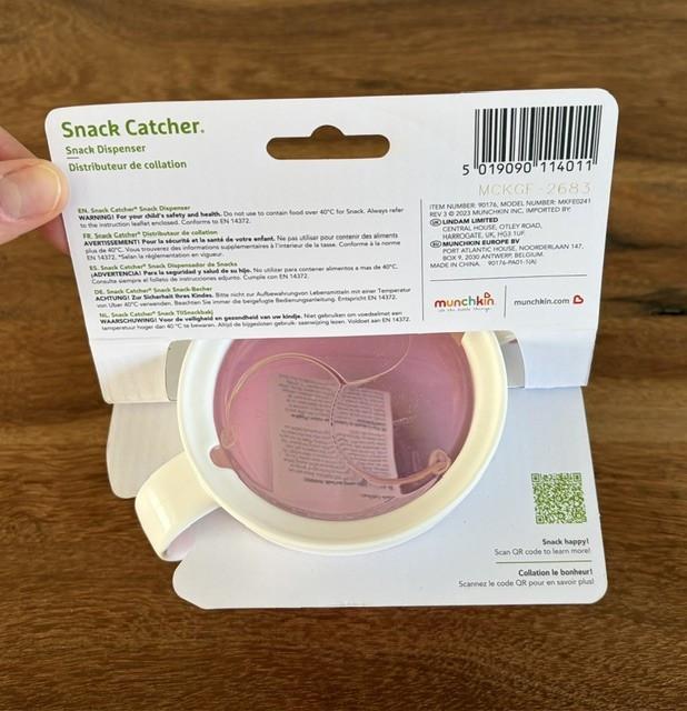 Nieuw | Munchkin Snack Catcher | Roze
