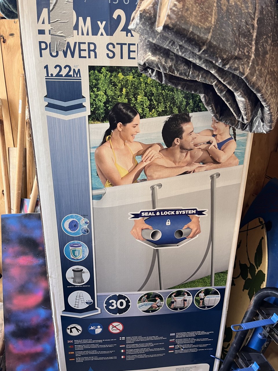 Bestway power steel zwembad