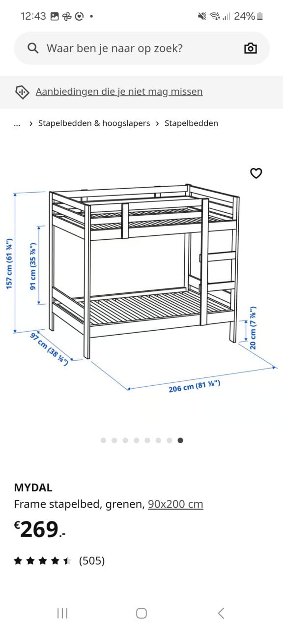 Stapelbed Ikea