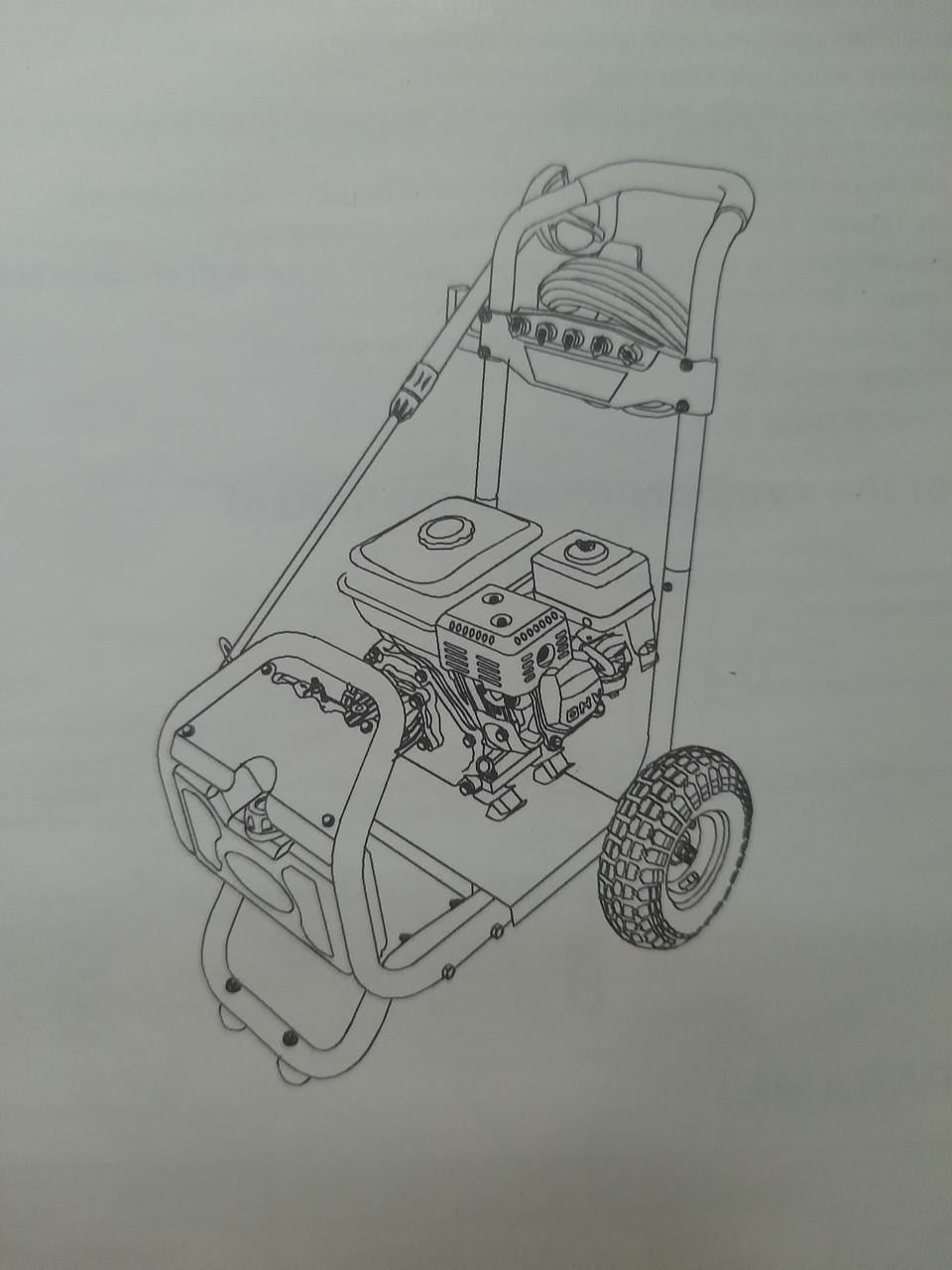 Gasoline high pressure washer (NIEUW)  Nieuw in doos