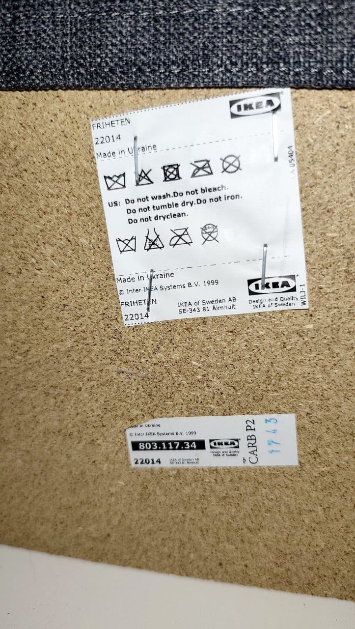 Ikea Friheten hoekslaapbank 2 pers. met extra opbergruimte