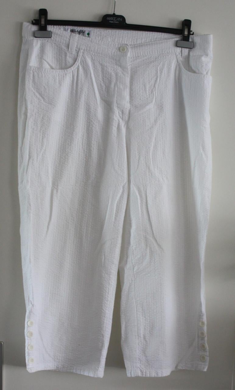Witte 3-4 de broek  maat 46