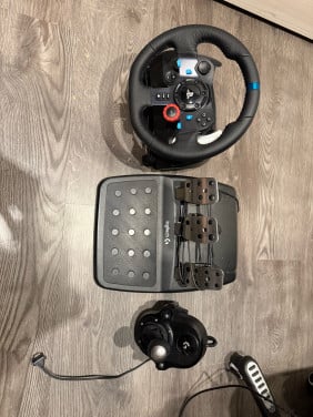 Logitech g29 met extra pook