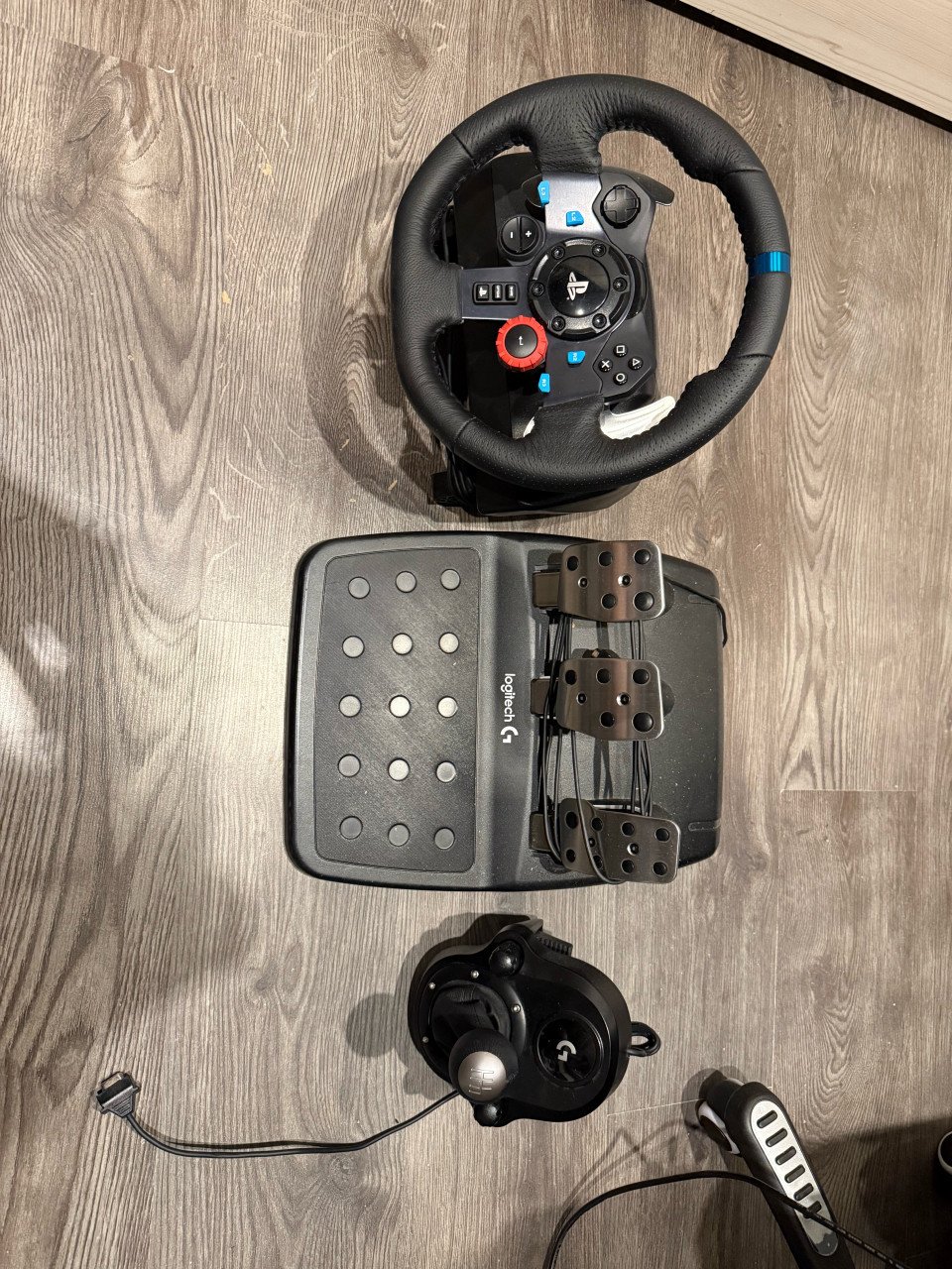 Logitech g29 met extra pook