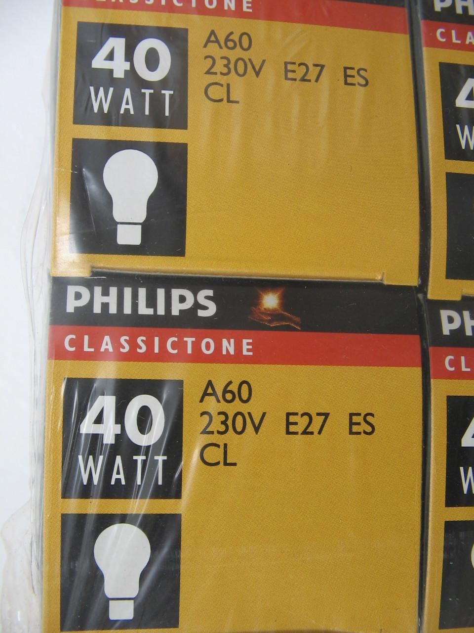 GLOEILAMPEN 40 Watt, 100 Watt en 150 Watt.