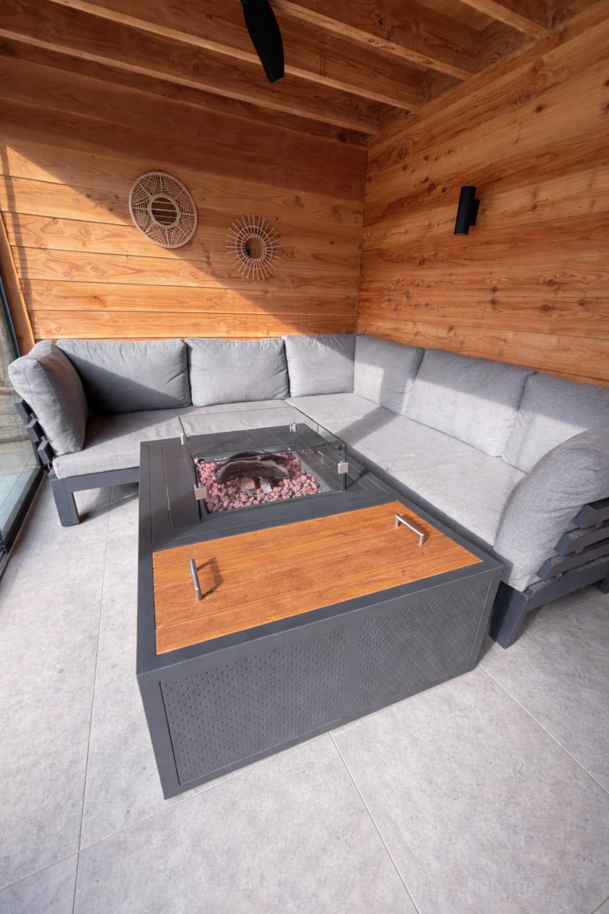 Vuurtafel Life, Fuego met beschermhoes