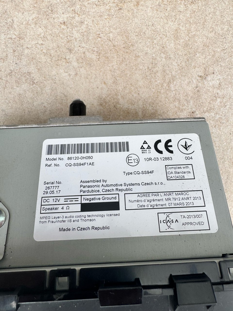 Autoradio C1,108,Aygo