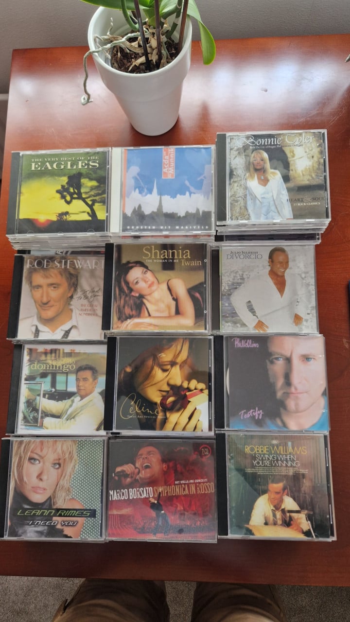 Partij audio cd's (ca 130/140)