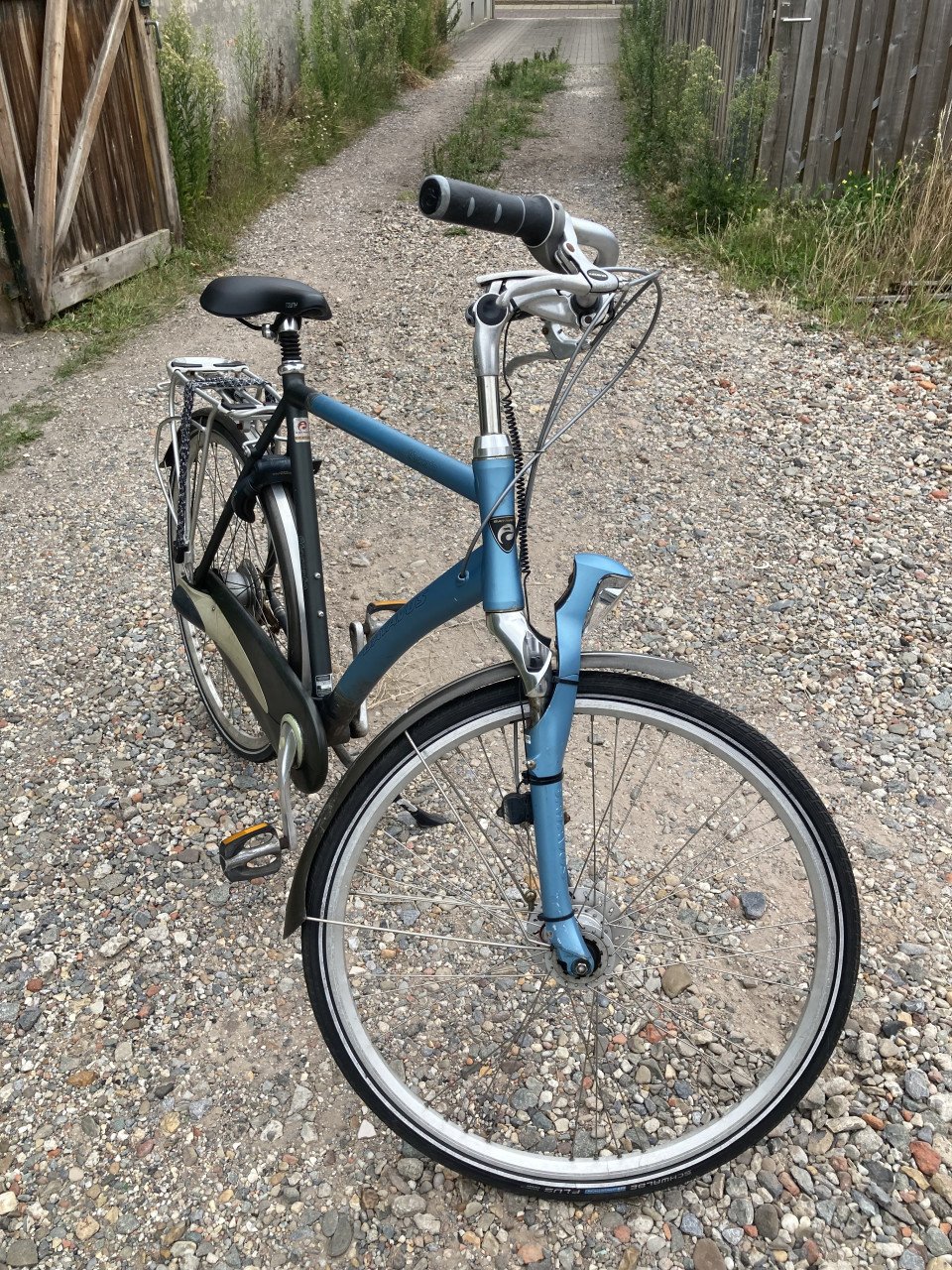 Batavus herenfiets met voorvering, fietscomputer en 7 versnellingen maat 61