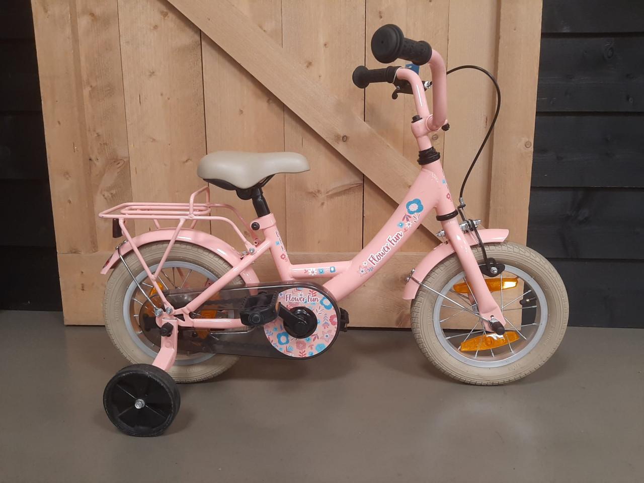 Bijna nieuwe 12,5 inch Bike Fun Flower Fun